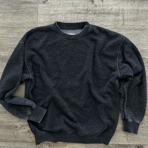 Reflex Charcoal Acid Crewneck Sweater